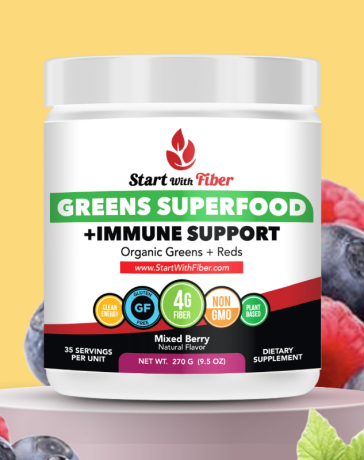 Start With Fiber (Greens Superfood + Immunity Support)
