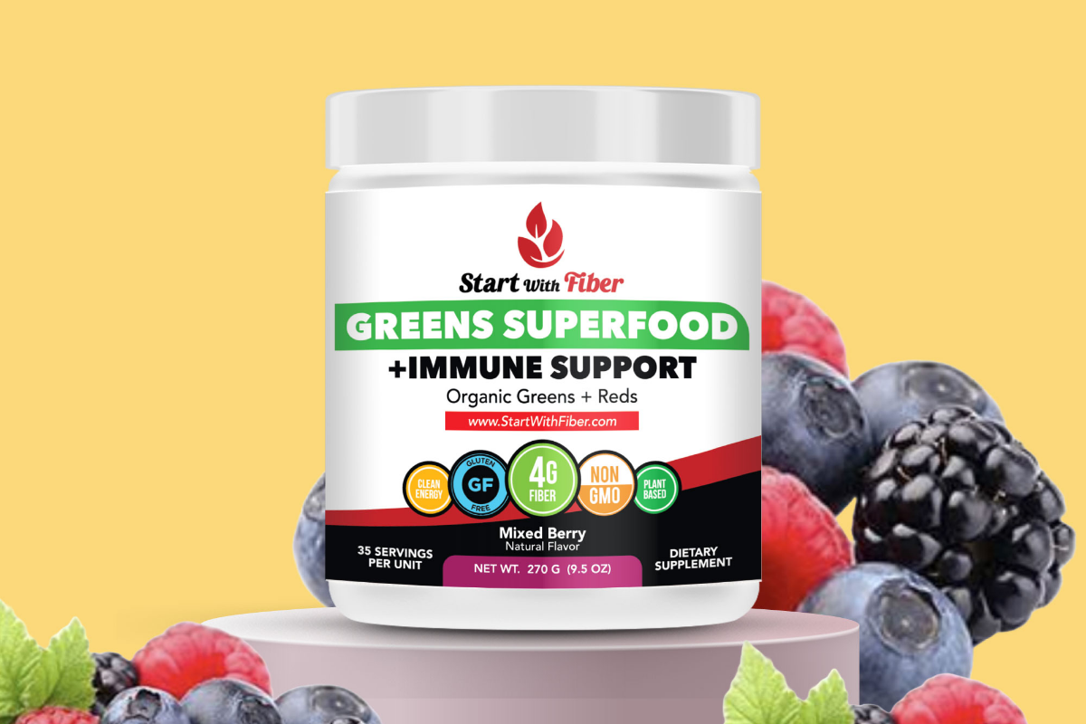 Start With Fiber (Greens Superfood + Immunity Support)